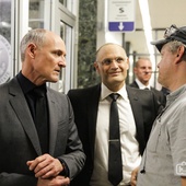 Sur le plateau du film <em>Bon Cop Bad Cop 2</em>