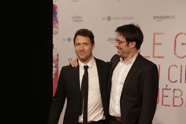 Sur le tapis rouge de Gala du cinéma Québécois