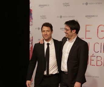 Sur le tapis rouge de Gala du cinéma Québécois