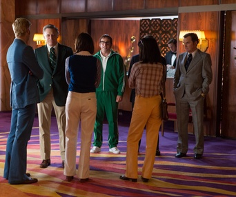Une scène du film Battle of the Sexes