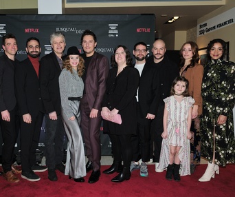 Tapis rouge de la première du film Jusqu'au déclin
