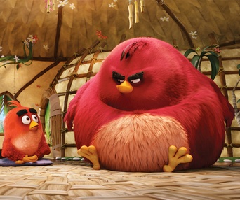 Une scène du film The Angry Birds Movie