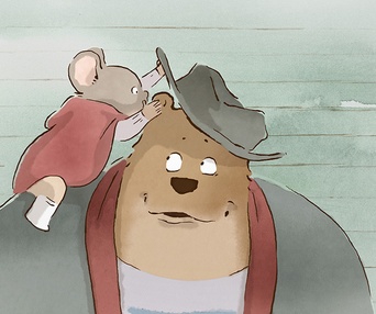 Une scène du film Ernest et Célestine