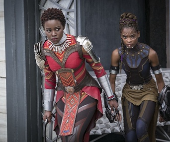 Une scène du film Black Panther