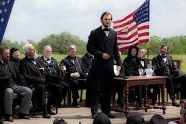 Une scène du film Abraham Lincoln: Vampire Hunter Une scène du film Abraham Lincoln: Vampire Hunter