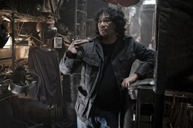Sur le plateau du film Snowpiercer