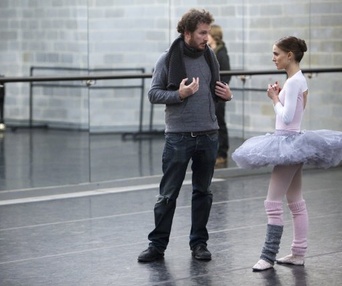 Sur le plateau du film Black Swan