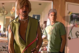 Scène du film A Scanner Darkly Scène du film A Scanner Darkly