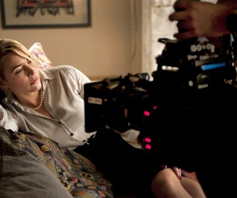 Sur le plateau du film Carnage