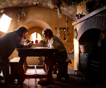 Une scène du film The Hobbit: An Unexpected Journey