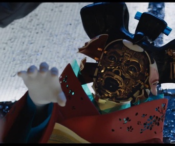 Une scène du film Ghost in the Shell
