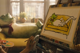 Une scène du film Lyle, Lyle, Crocodile Une scène du film Lyle, Lyle, Crocodile