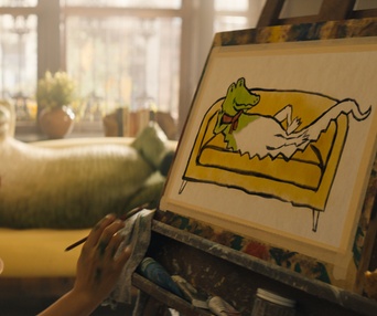 Une scène du film Lyle, Lyle, Crocodile