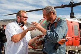 Sur le plateau du film The A-Team