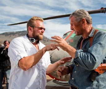 Sur le plateau du film The A-Team