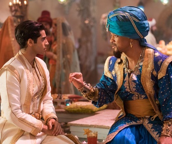 Une scène du film Aladdin