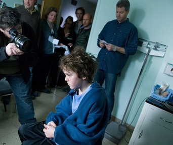 Sur le plateau du film 10 1/2