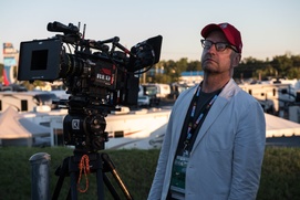 Une scène du film Logan Lucky