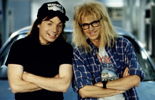 Une scène du film Wayne's World