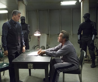 Une scène du film Escape Plan