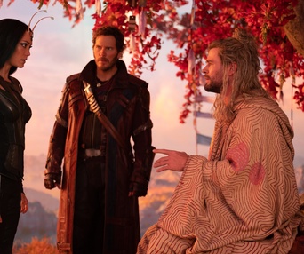 Une scène du film Thor: Love and Thunder