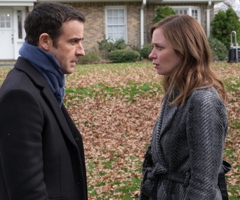 Une scène du film The Girl on the Train