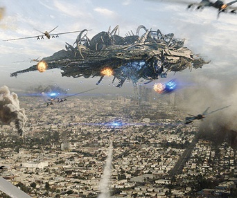 Une scène du film Skyline