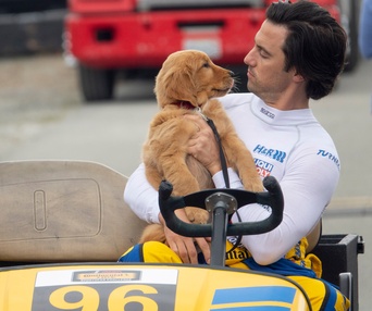 Une scène du film The Art of Racing in the Rain