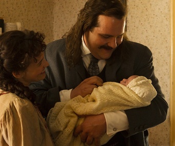 Une scène du film Louis Cyr : L?homme le plus fort du monde