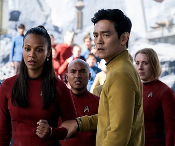 Une scène du film Star Trek Beyond