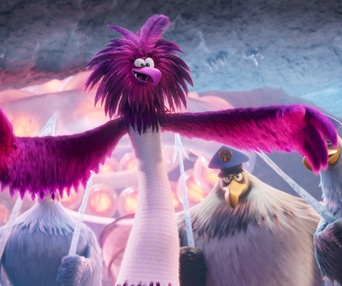 Une scène du film The Angry Birds Movie 2