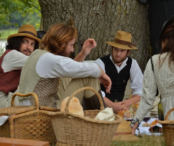 Une scène du film Cézanne et moi