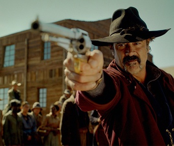 Une scène du film The Salvation