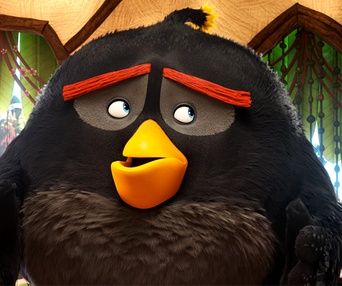 Une scène du film The Angry Birds Movie