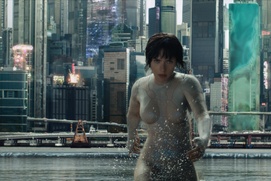 Une scène du film Ghost in the Shell