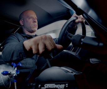 Une scène du film The Fate of the Furious