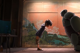 Une scène du film Big Hero 6