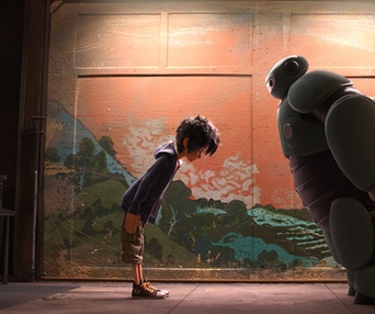 Une scène du film Big Hero 6