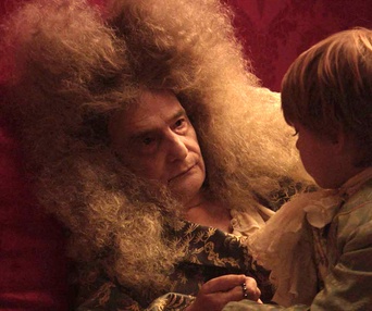 Une scène du film La mort de Louis XIV