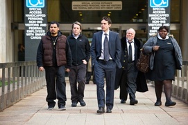 Une scène du film Tower Heist Une scène du film Tower Heist