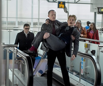 Une scène du film Mortdecai