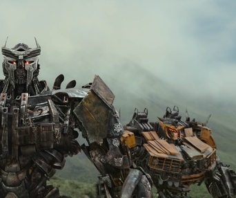 Une scène du film Transformers: Rise of the Beasts