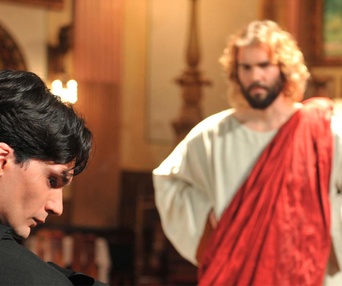 Une scène du film Pour l'amour de Dieu