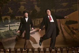 Une scène du film Stan & Ollie