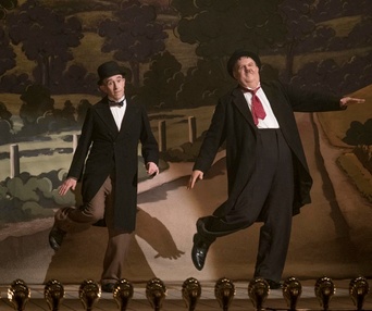 Une scène du film Stan & Ollie