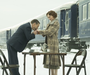 Une scène du film Murder on the Orient Express