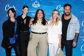 Images de la première du film Coeur de slush