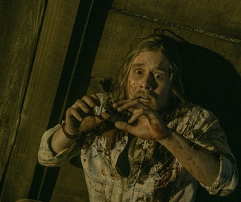 Une scène du film Evil Dead