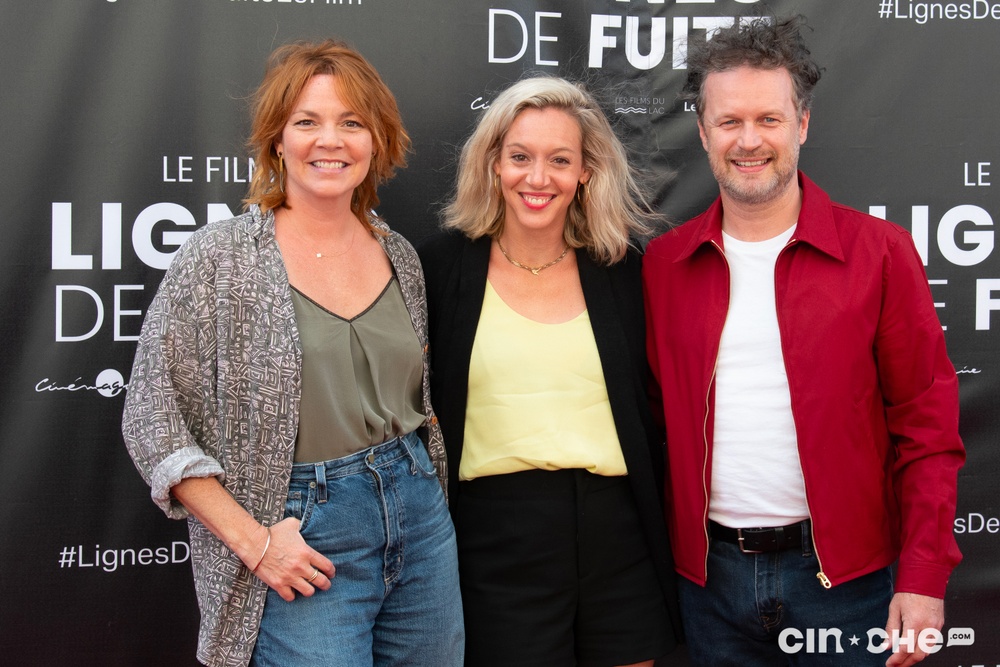 Sur le tapis rouge du film Lignes de fuite