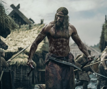 Une scène du film The Northman